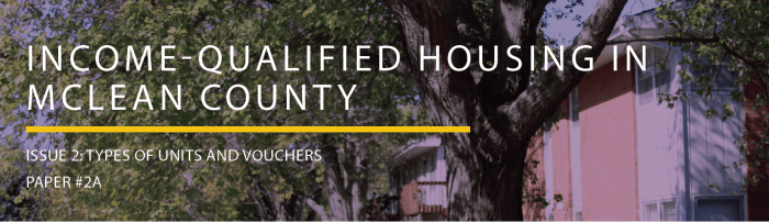 Cover from Income-Qualified Housing Part 2A
